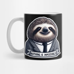 Nothing Is Impossible Sloth Mug